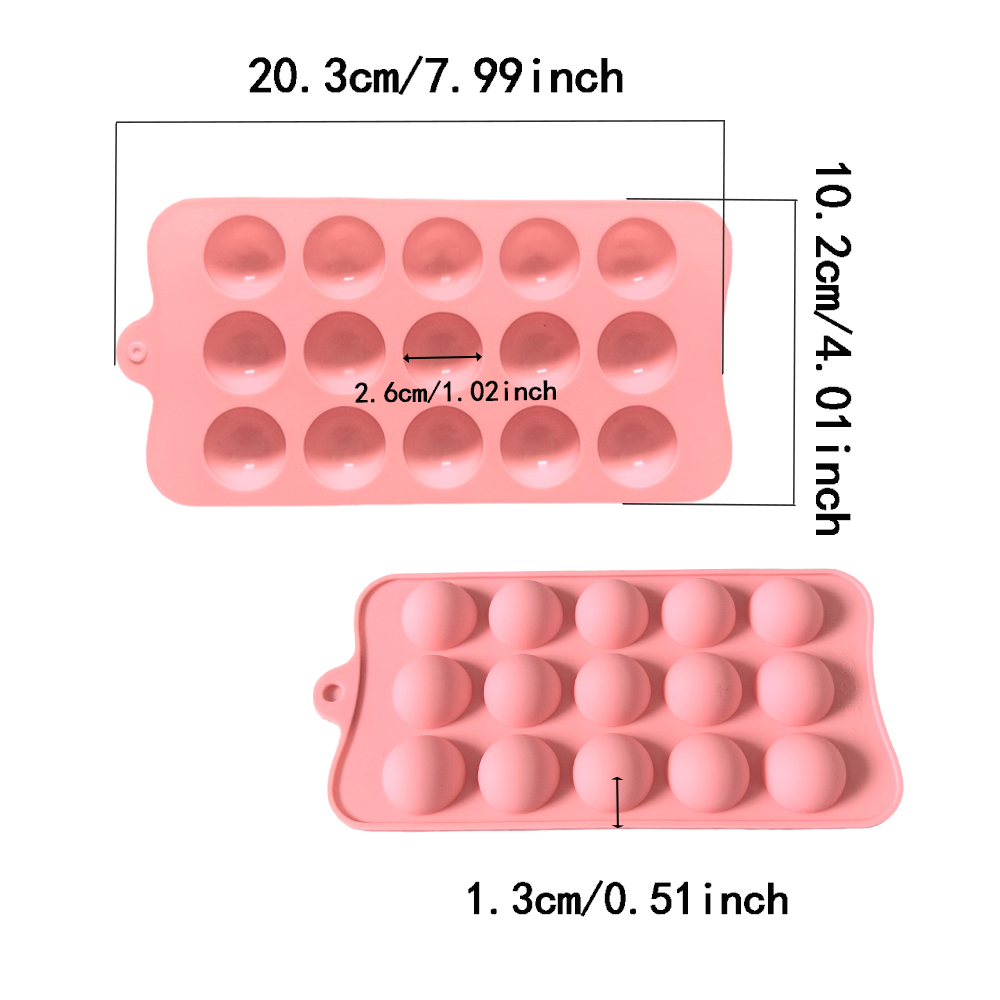 15 cavity semi-circular chocol - đánh giá và giá Kitchen Appliances For Baking