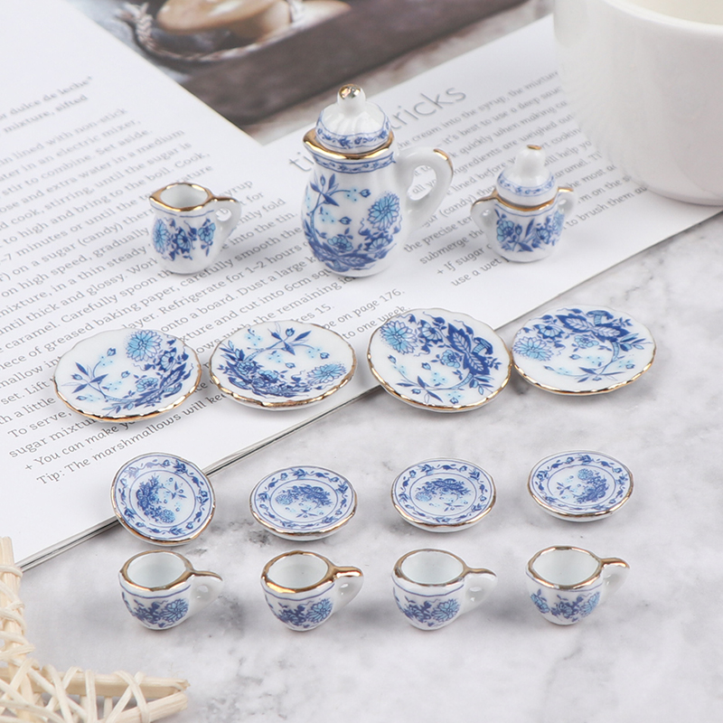 15Pcs 1:12 Miniature Porcelain - đánh giá và giá Kitchen Appliances For Kids