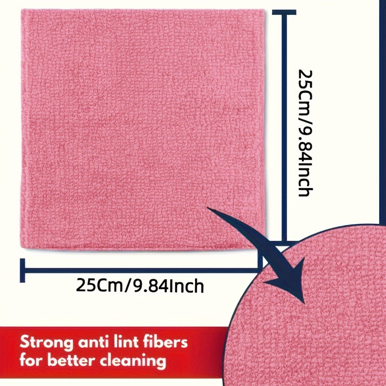 1-50Pcs Light Pink Microfiber  - đánh giá và giá Kitchen Appliances For Home