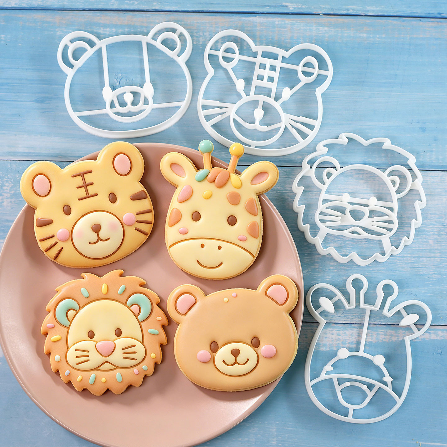 4 Pcs Animal Cookie Cutters Se - đánh giá và giá Kitchen Appliances For Baking