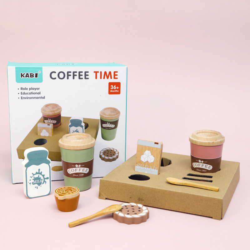 Kids Wooden Coffee Toy Set Tod - đánh giá và giá Kitchen Appliances For Kids