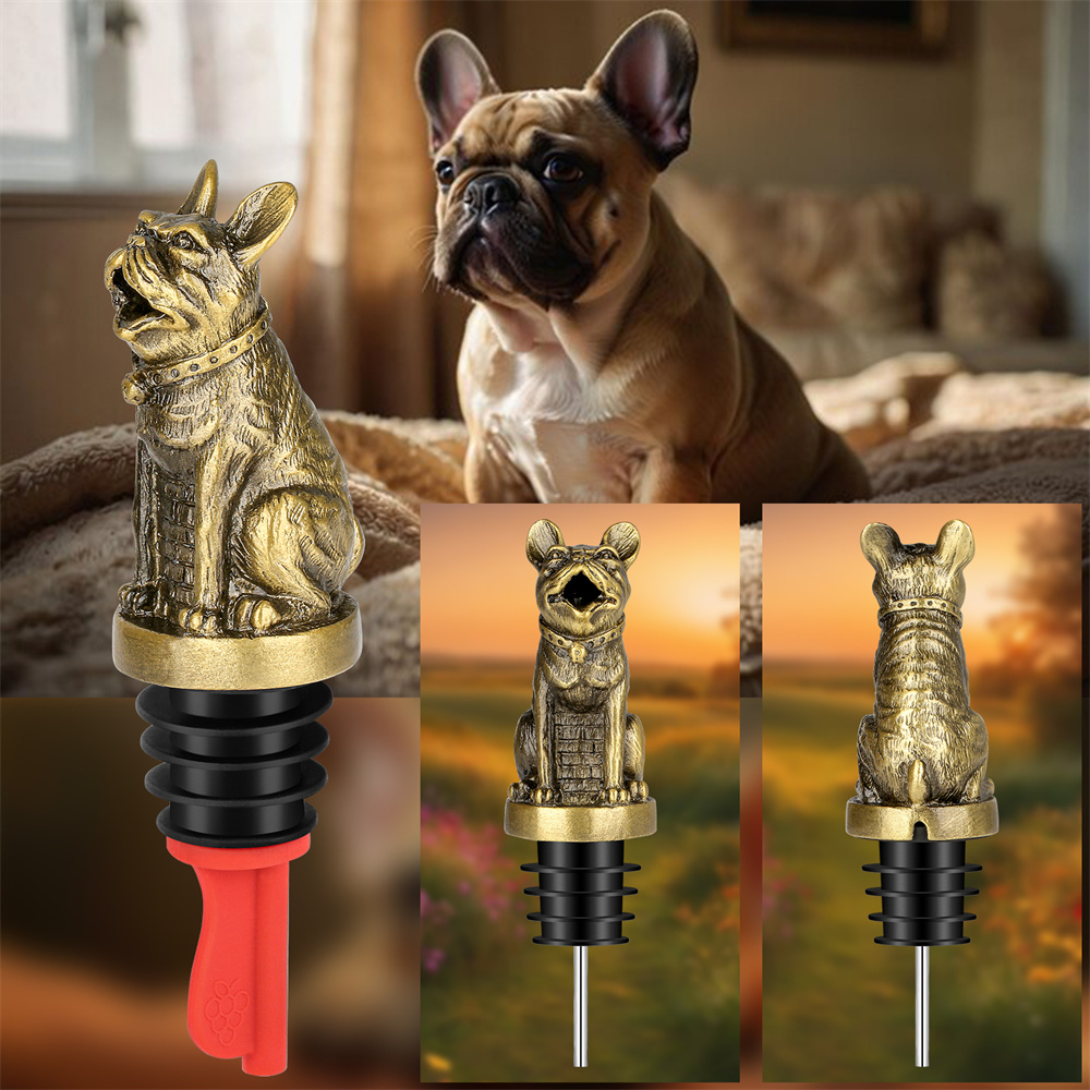 Cute French Bulldog Wine Pouer - đánh giá và giá Kitchen Appliances Garage
