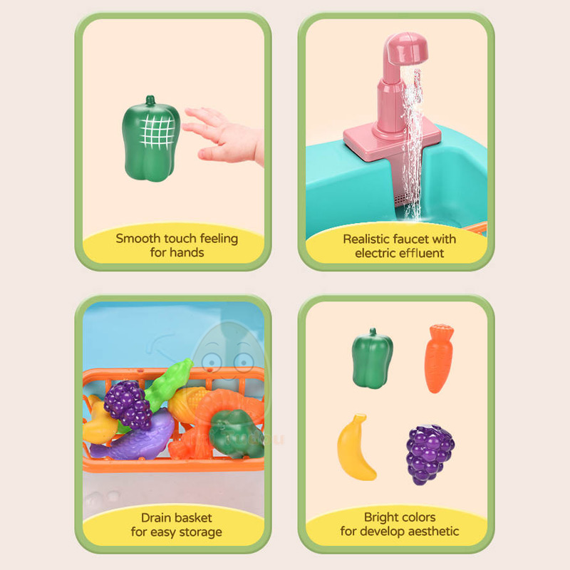 Kids Toy Pretend Play Kitchen  - đánh giá và giá Kitchen Appliances For Kids
