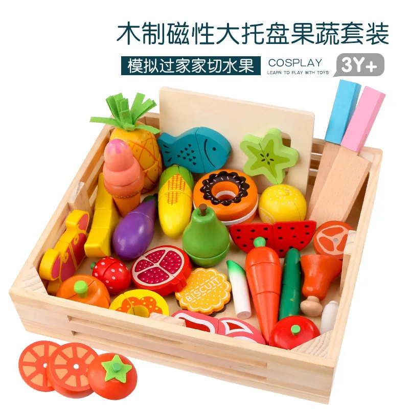 DIY Cute Wooden Cutting Fruit  - đánh giá và giá Kitchen Appliances For Kids