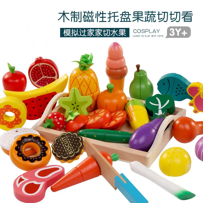 DIY Cute Wooden Cutting Fruit  - đánh giá và giá Kitchen Appliances For Kids